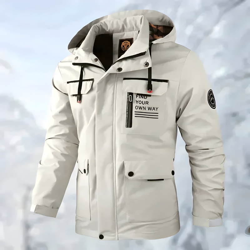Enzo™ | Stijlvolle outdoor jas met meerdere zakken