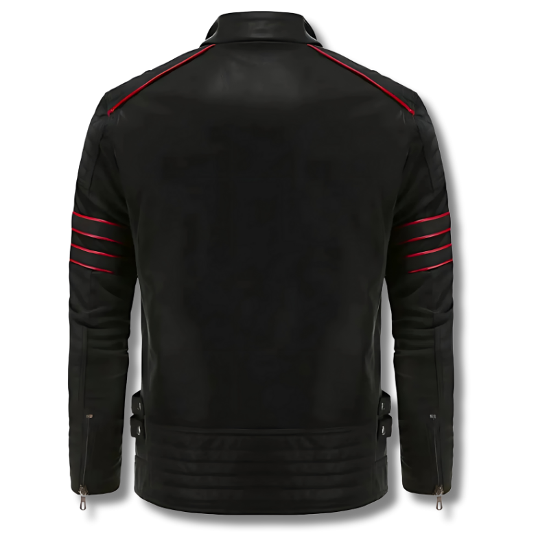 Vig™ | Warme leren bikerjas