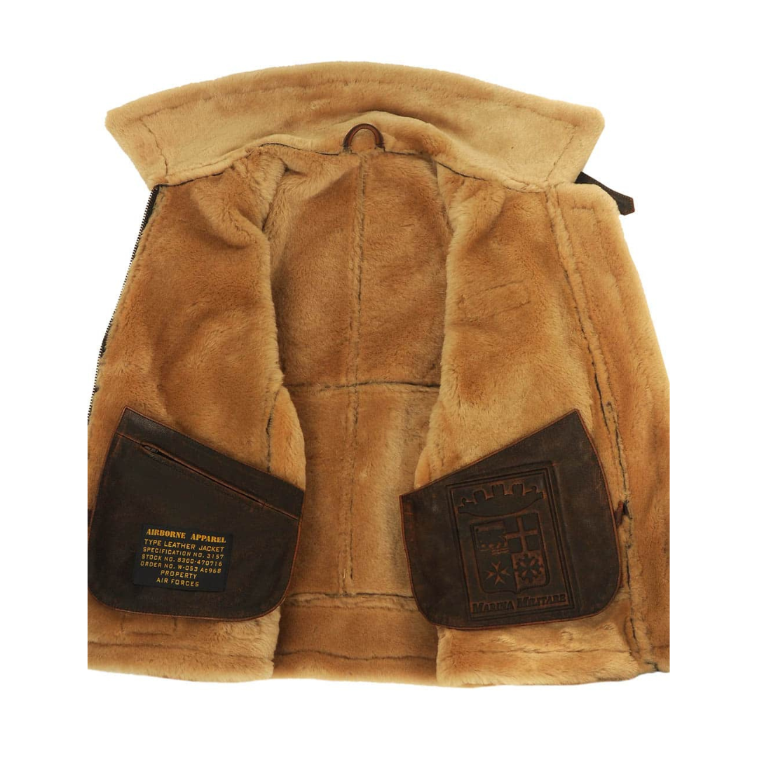 Eamon™ | Klassieke shearling aviator jas