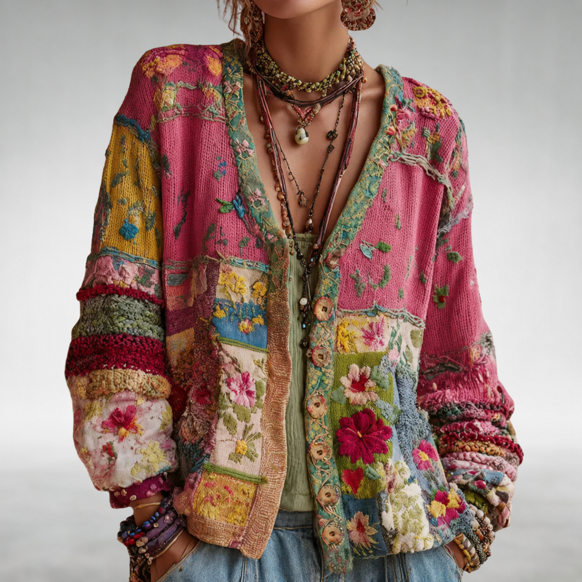 Milla Boho Brei Jacket