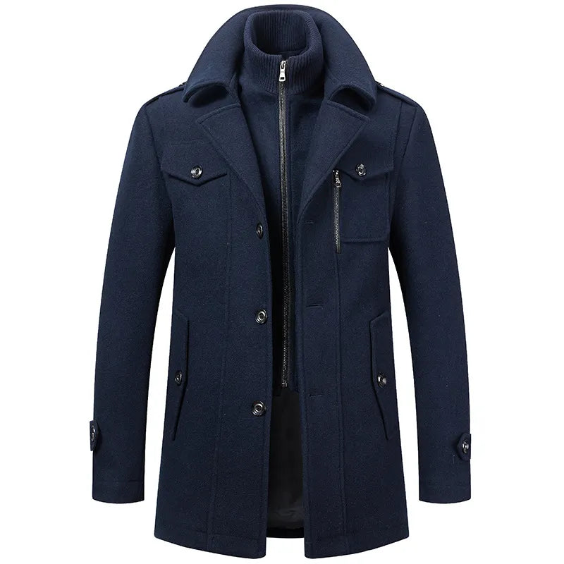 Bruno™ | Elegante Winterjas Met Rits & Knopen