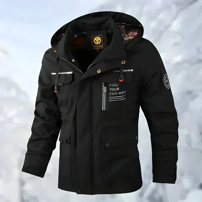 Enzo™ | Stijlvolle outdoor jas met meerdere zakken