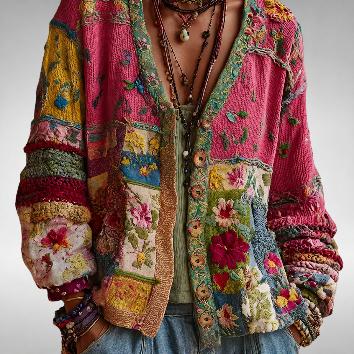 Milla Boho Brei Jacket
