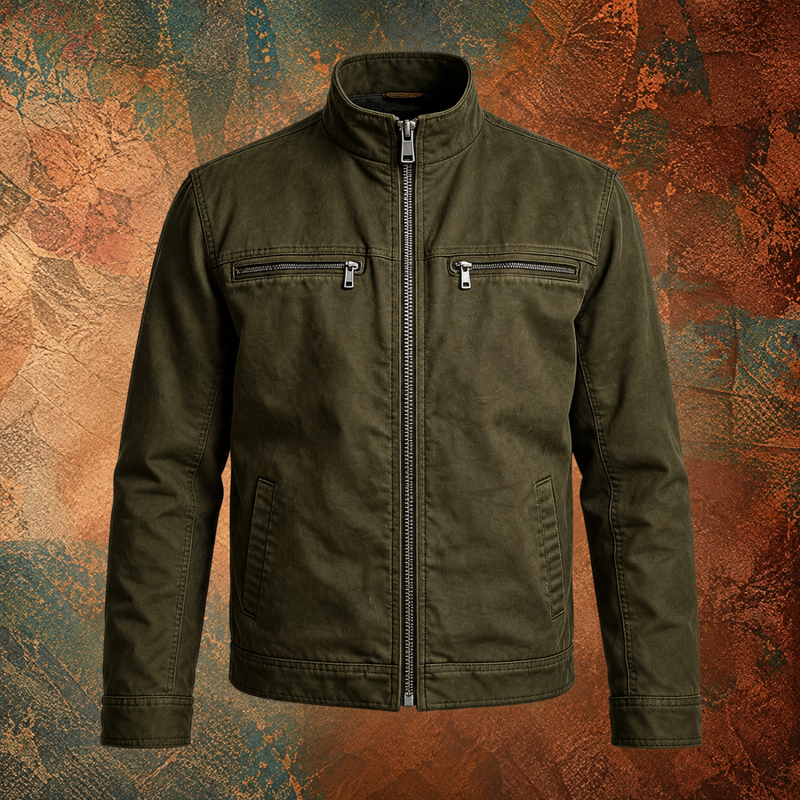 Valmont Vintage Olijfgroene Field Jacket