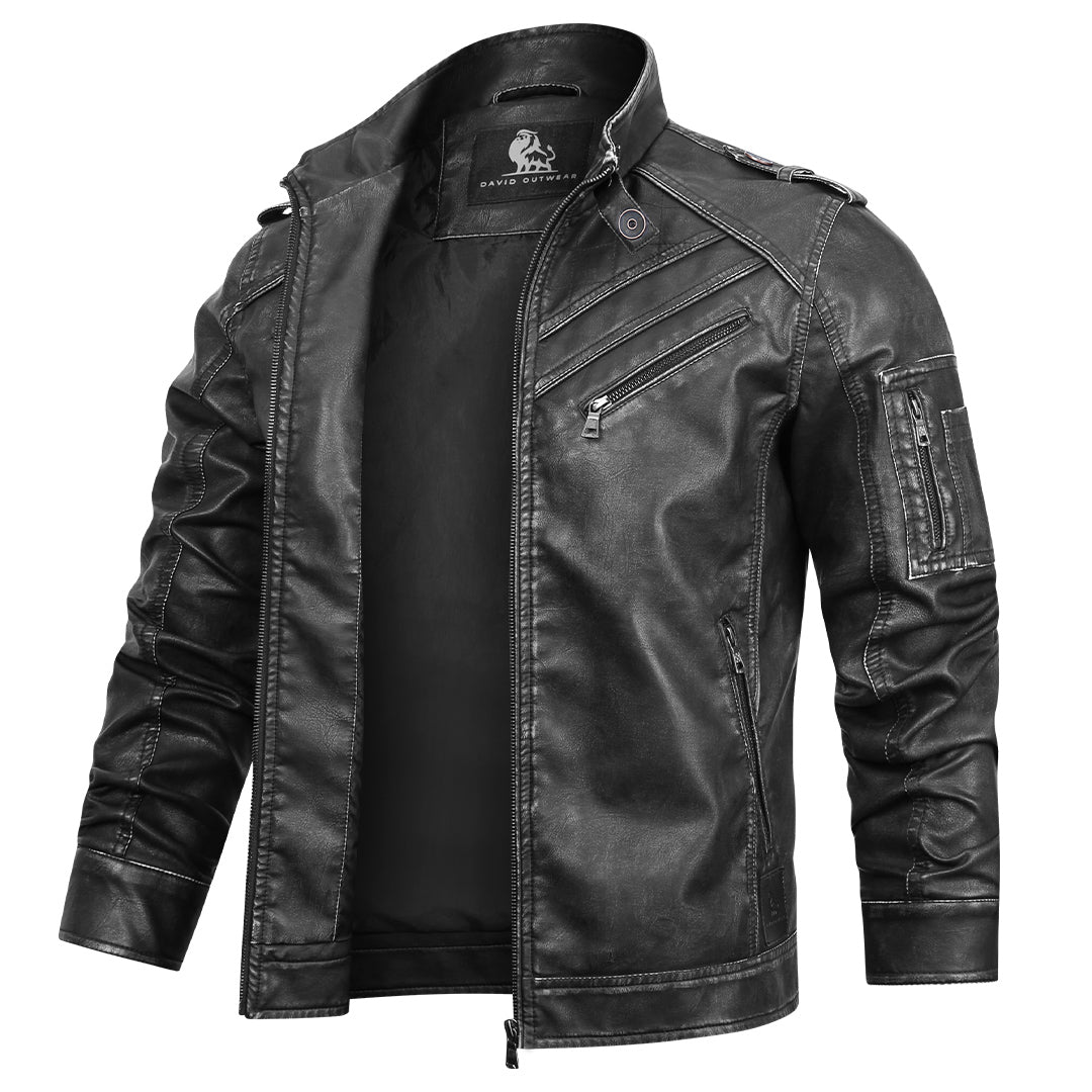 Avelino™ | Engine Leren Jas