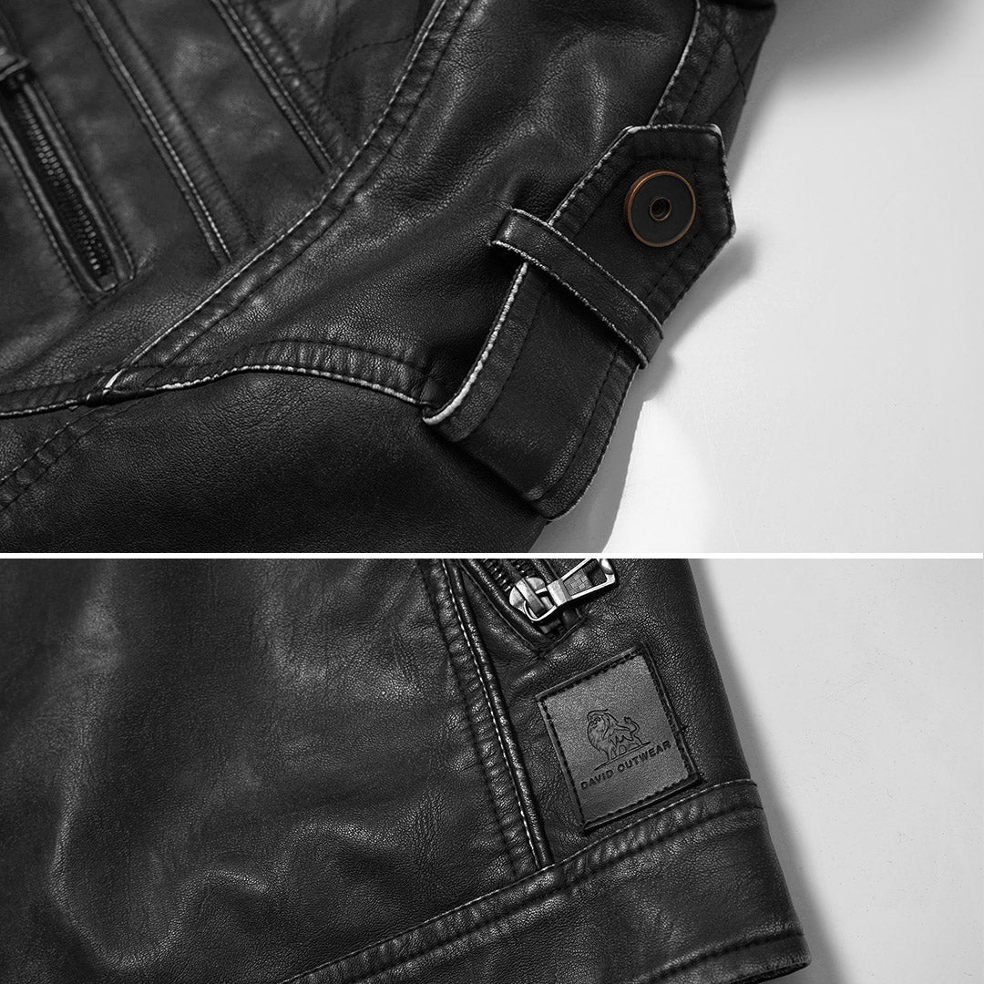 Avelino™ | Engine Leren Jas