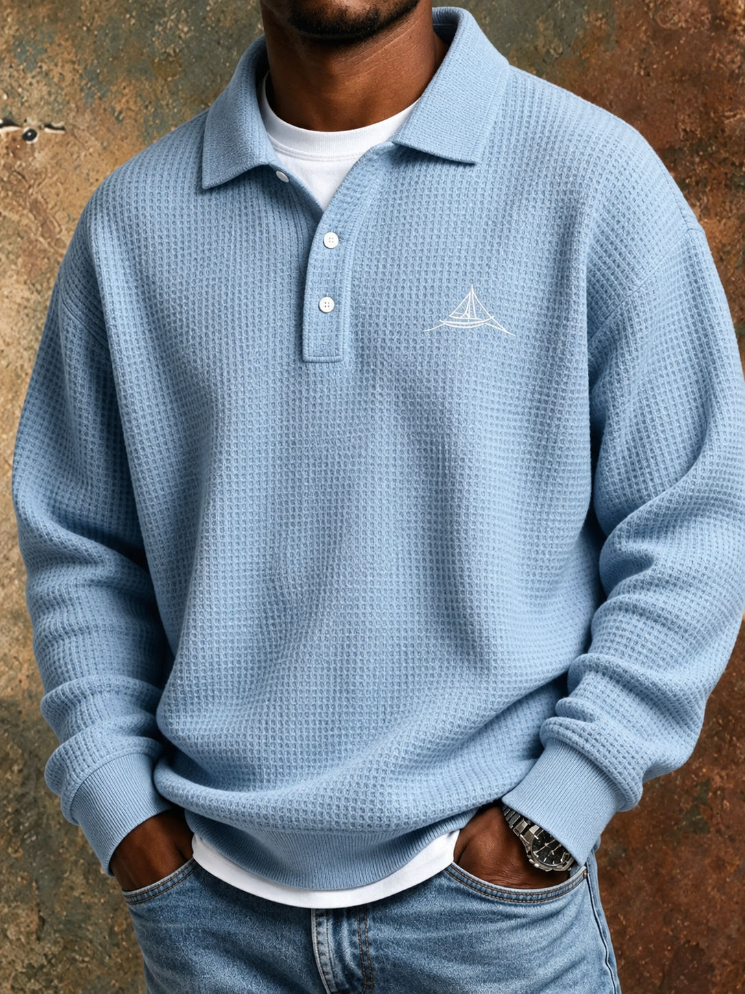 Doris | Wafelpolo Sweatshirt