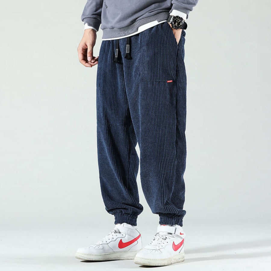 Heren Joggingbroek van Ribfluweel