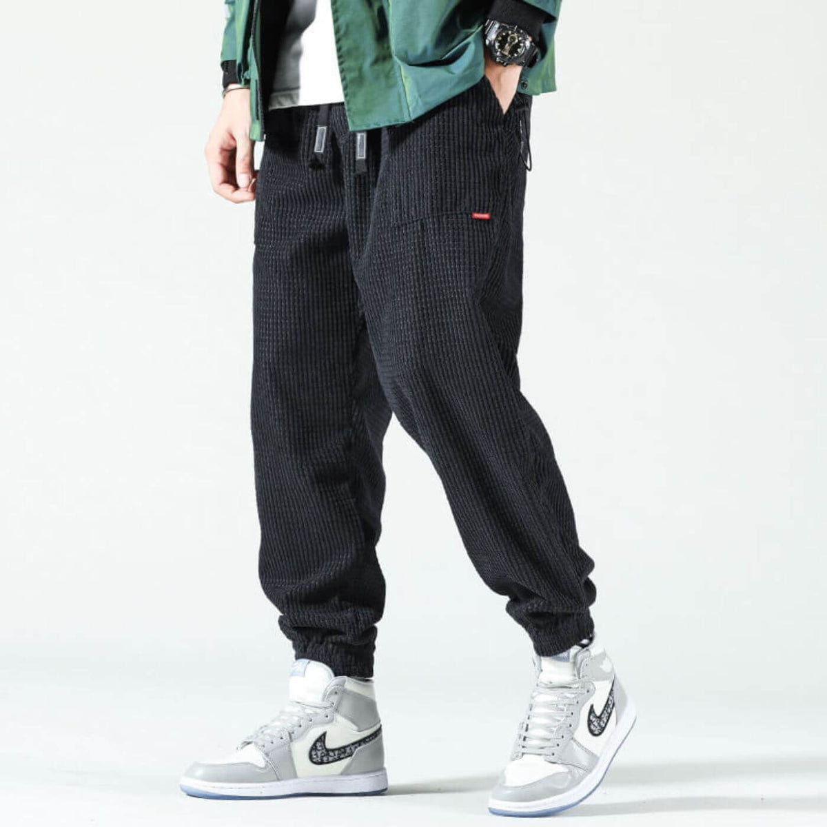 Heren Joggingbroek van Ribfluweel