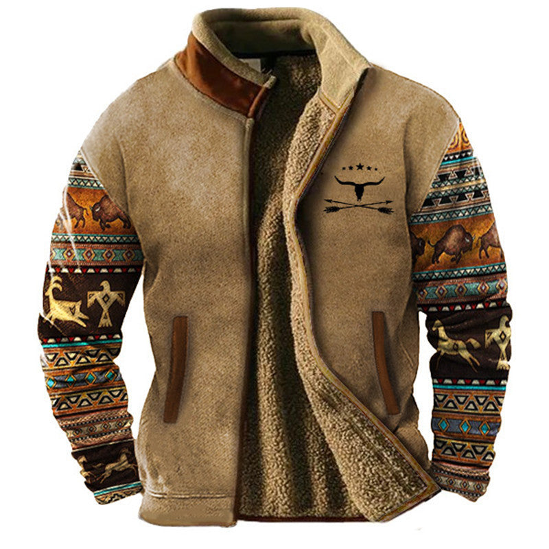 Laluna® | Casual heren fleecejack