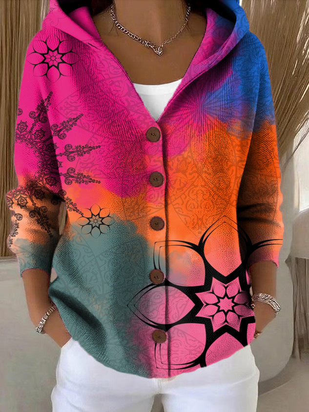 Dames Patchwork Hooded Vest