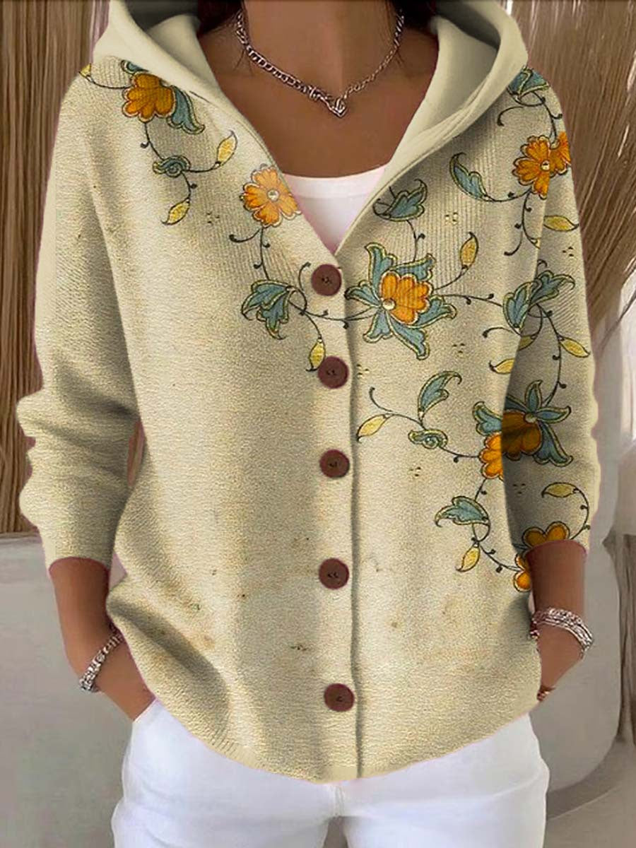 Dames Patchwork Hooded Vest