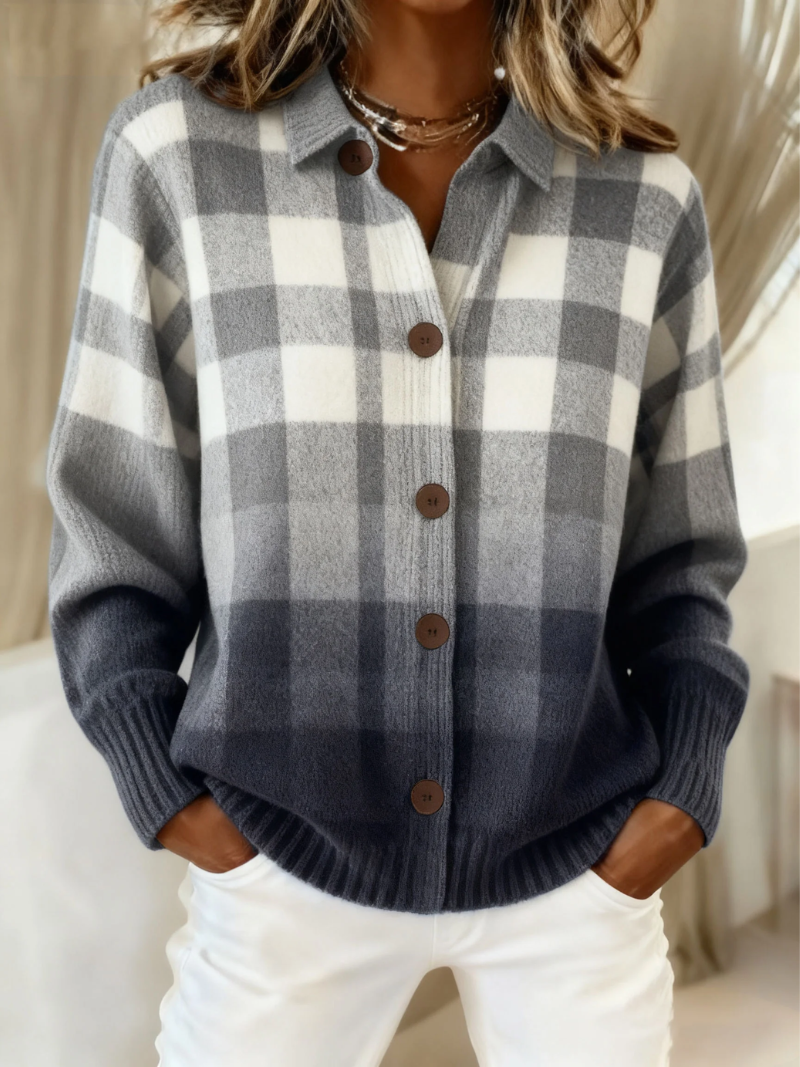 Marguerite™ | Ombre Ruit Knopen Cardigan