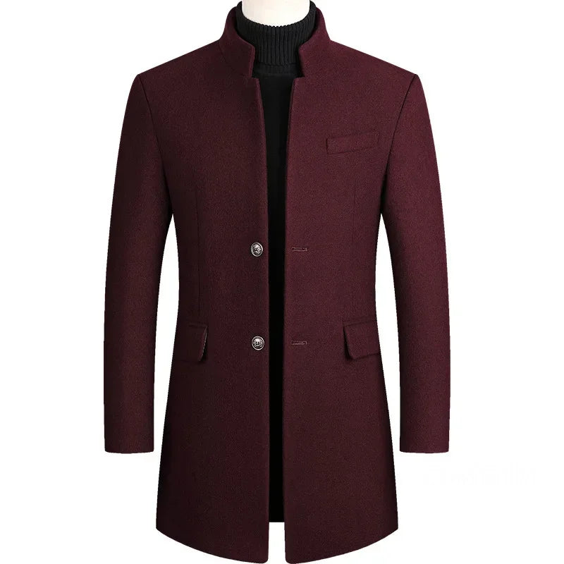 Laluna® | Kasjmier-wollen heren trenchcoat