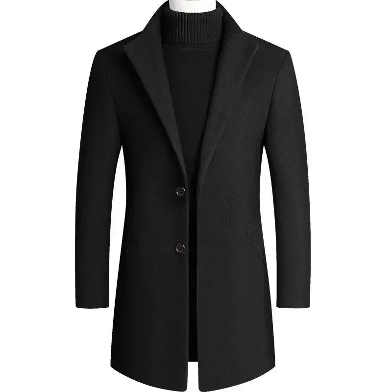 Laluna® | Kasjmier-wollen heren trenchcoat
