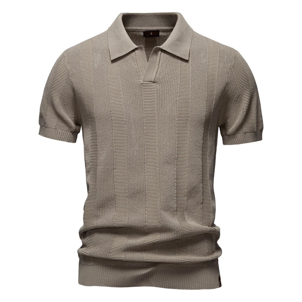 Laluna® | Katoenen Gestreepte Polo