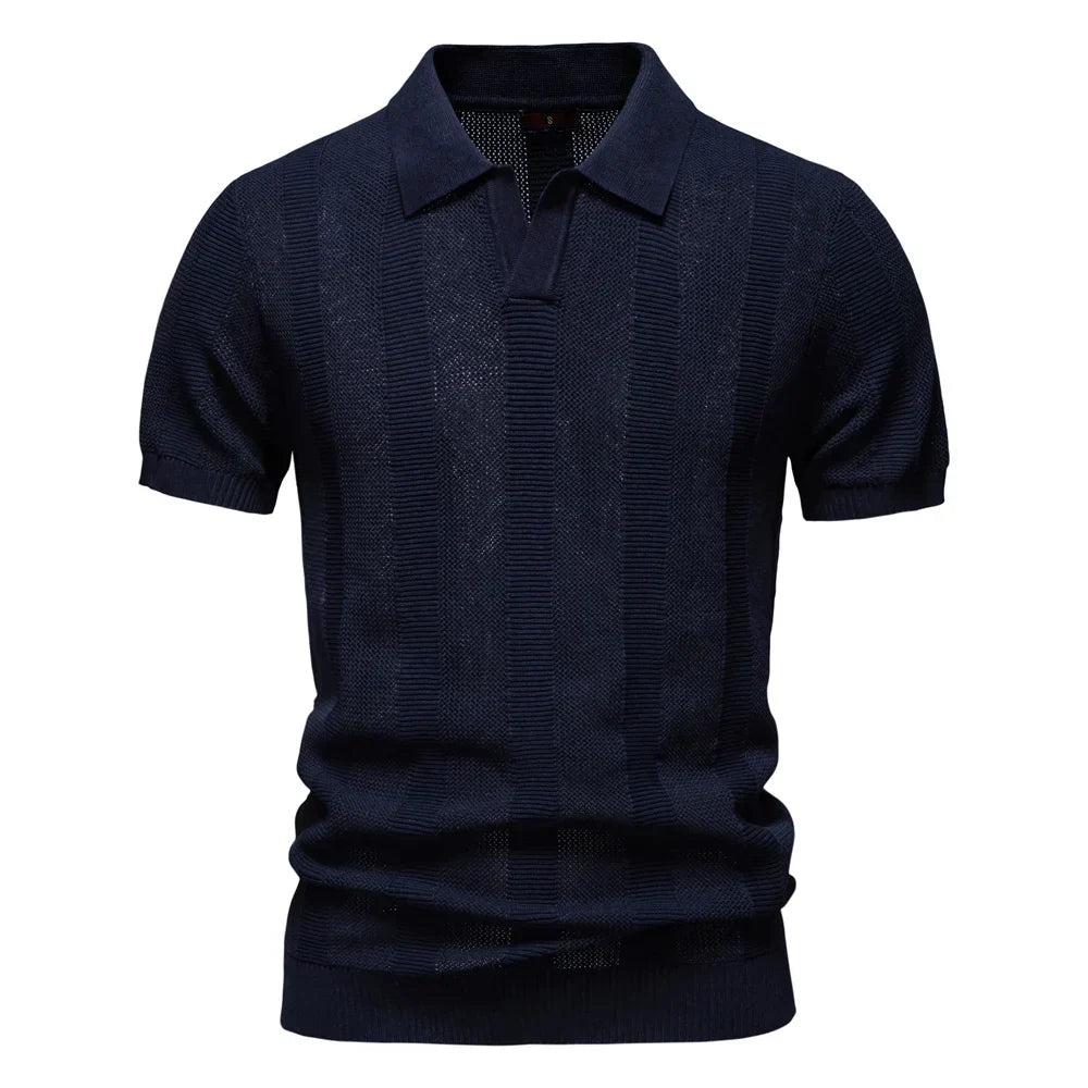 Laluna® | Katoenen Gestreepte Polo