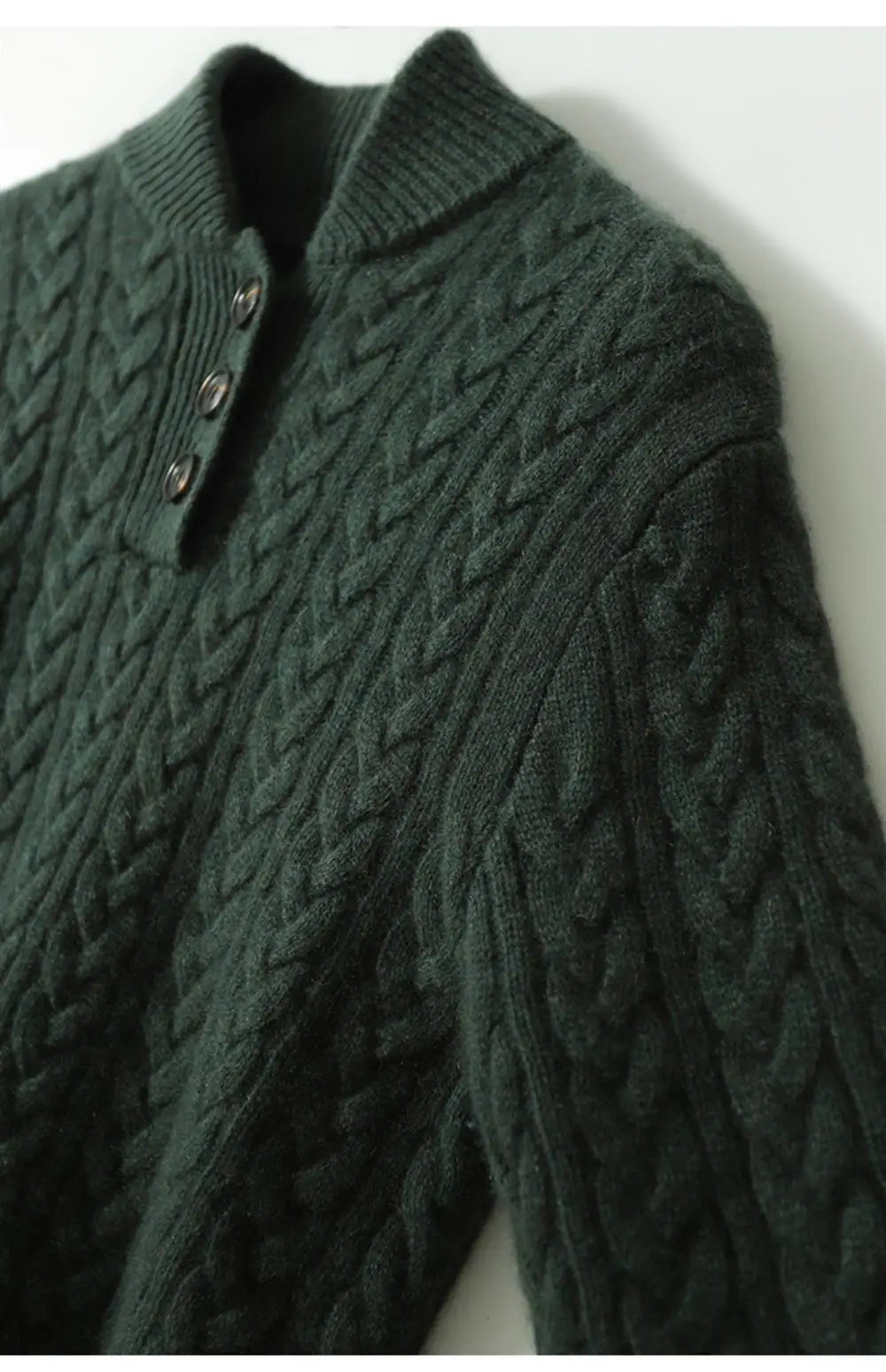 Arden Knop-Up Cashmere Trui
