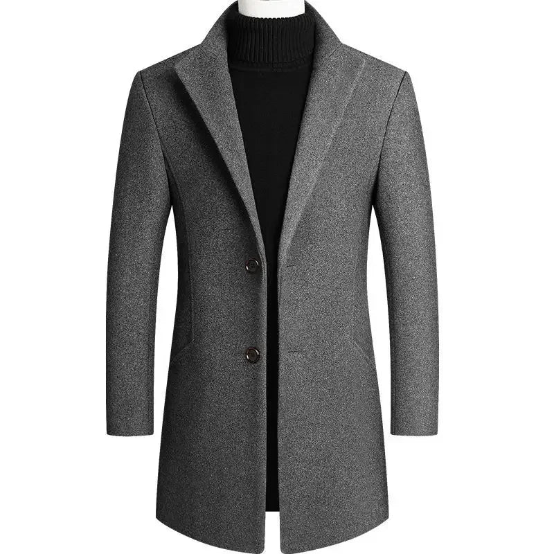 Laluna® | Kasjmier-wollen heren trenchcoat