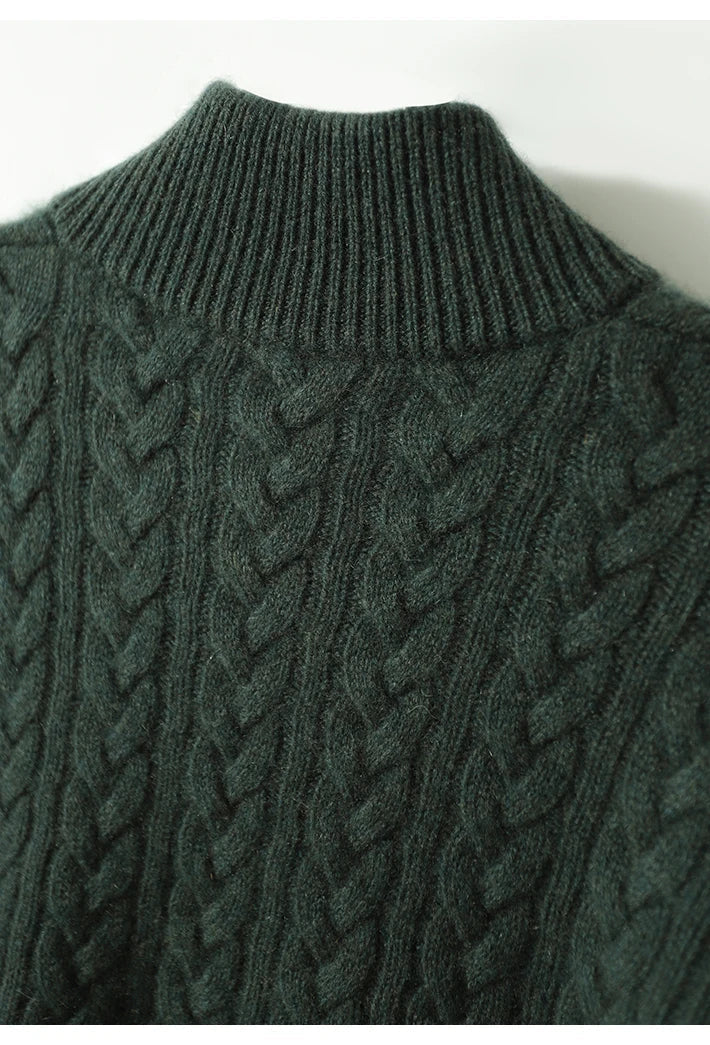 Arden Knop-Up Cashmere Trui