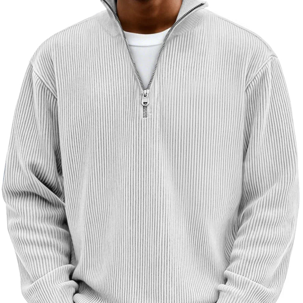 Jan | half zip trui met lange mouw