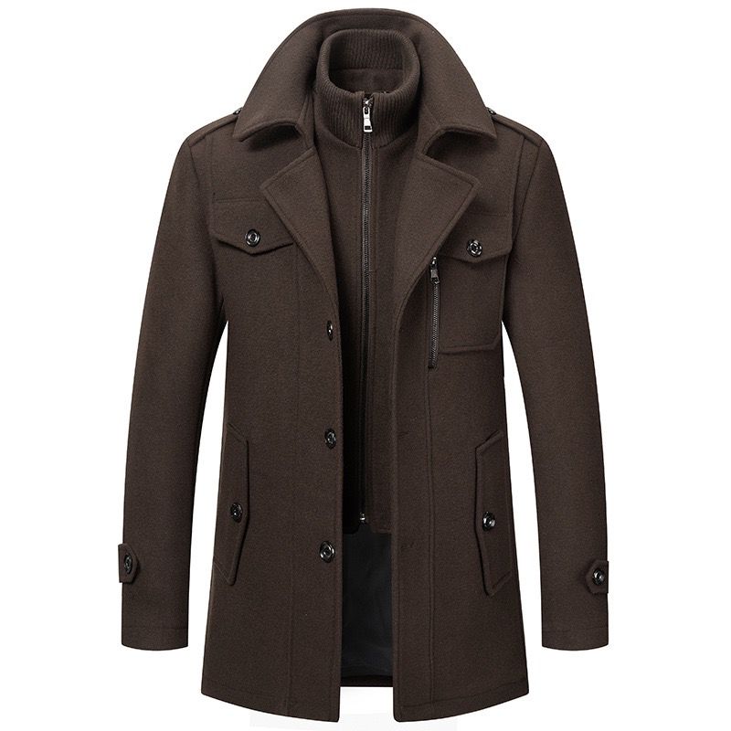 Bruno™ | Elegante Winterjas Met Rits & Knopen