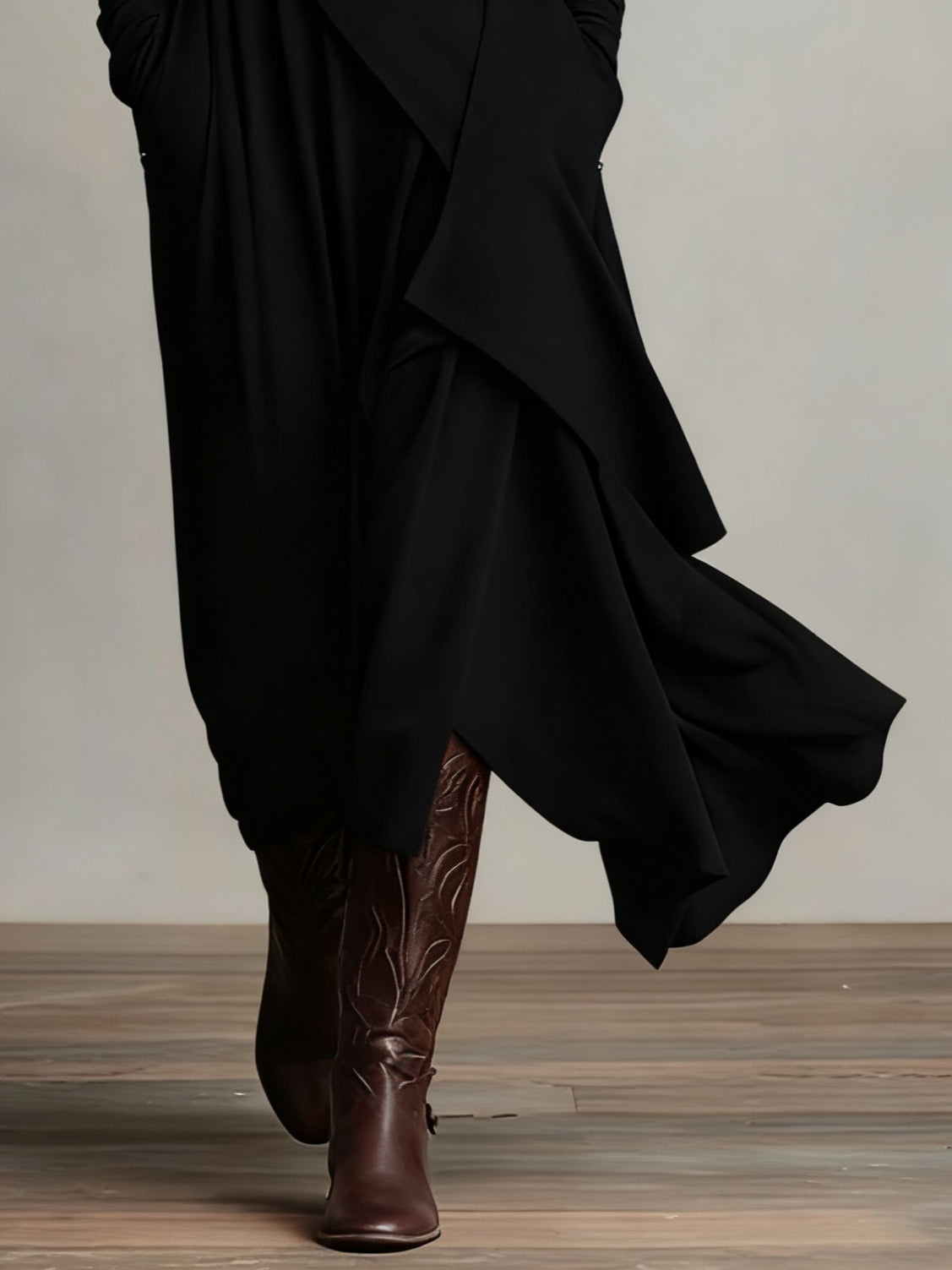 Arielle | Vintage Asymmetrische Coljurk