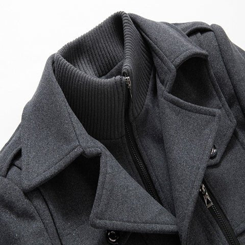 Bruno™ | Elegante Winterjas Met Rits & Knopen