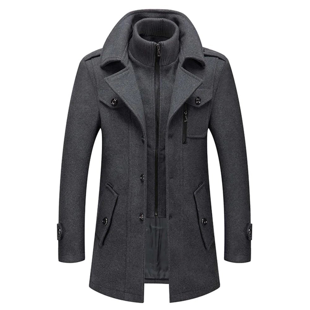 Laluna® | Stijlvolle Peaky Blinders Winterjas