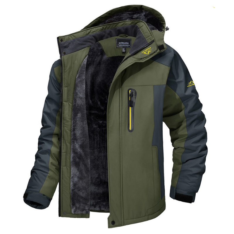 Winterjas voor heren met geavanceerde stof
