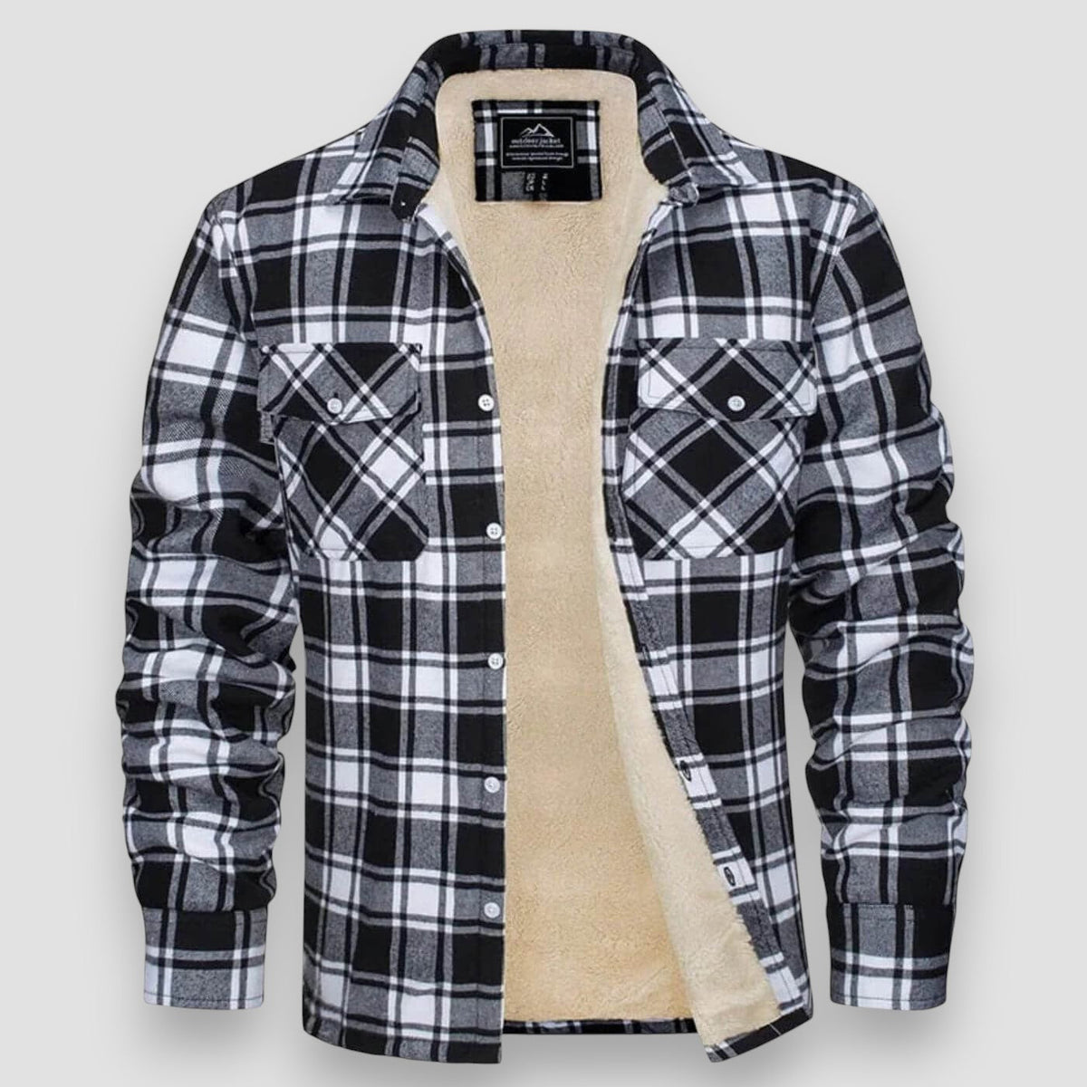 Axel™ | Casual Geruite Shirt Jas